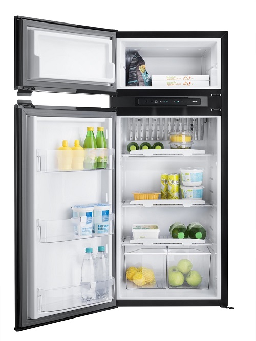 Thetford jääkaappi N4150A, musta kaksiovinen mitat SxKxL 57,8 x 52,5 x 124,5 cm - Jääkaapit ja tarvikkeet Thetford - 11925 - 1