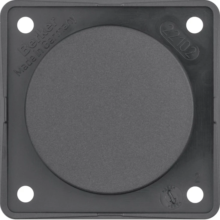 Berker tulppa antrasiitti - Sähkörasiat, pistokkeet - 24455 - 1