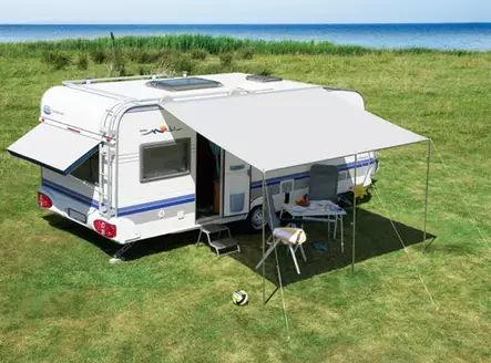 DWT katos Flora 2 250x240 cm, harmaa + pystytangot - Katokset - 1306 - 1