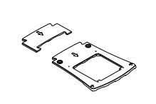 Truma adapterikehys comfort 2.G Ford Transit - ILMASTOINTILAITTEET, TARVIKKEET TRUMA - 24746 - 1