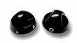 Säädinnuppisarja 3kpl, musta SPCC0918 - Liesien ja uunien varaosat - 10076 - 1