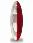 Äärivalo pu/va 124x39mm, painettava lasi Punainen/valkoinen, rv 83mm, SPL2010 - Jokon - 526 - 1