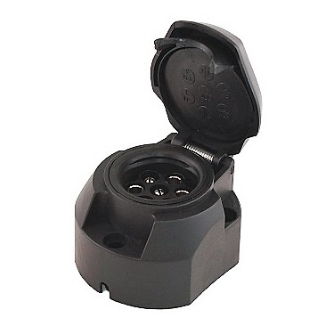 Pistorasia muovi 7-napainen Pistorasia 7-napainen - Pistokkeet/Adapterit - 10616 - 1