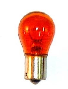 Polttimo BA15 Keltainen 12 V/21 W, 1 kp Myyntierä 10 kpl - Varalasit/polttimot - 13676 - 1