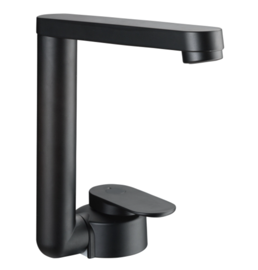 Reich sekoitushana Twister musta, pitkä Kovaputkiliitos - Hanat Reich - 21296 - 1