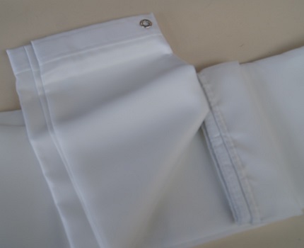 Suihkuverho valkoinen 270x180cm - HOBBY VARAOSAT - 5866 - 1