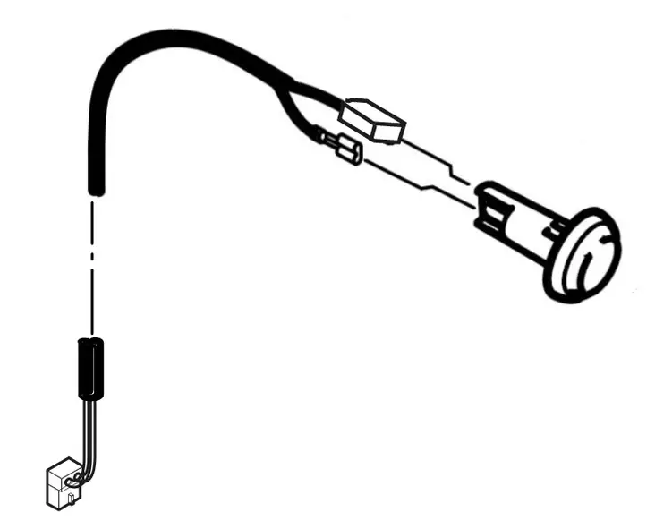 Truma huonetermostaatin anturi, johto, iNet X paneeli - Lämmityslaitteiden asennustarvikkeet - 18416 - 1