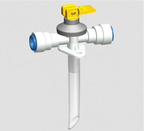 Truma turva-/tyhjennysventtiili John Quest 12 mm. Avauspaine 2,8 bar - Vedenlämmittimien varaosat - 15146 - 1