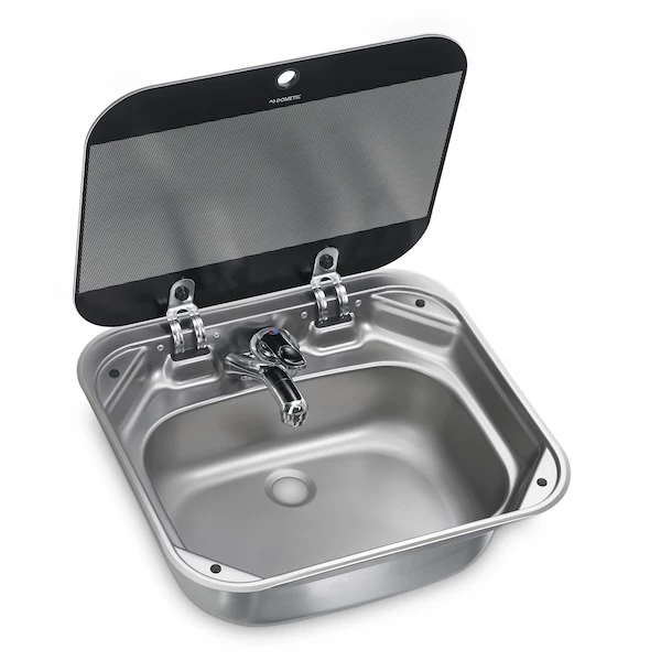 Dometic Pesuallas SNG 4237, lasikannella, 420 x 370 mm - Liedet uunit - 25056 - 1