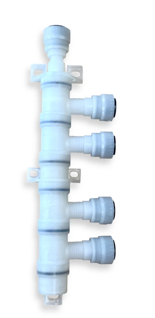 Comet vesijärjestelmän jakokappale 4-osainen, 1 tulo, 4 lähtöä - MUUT VESIJÄRJESTELMÄN OSAT - 23286 - 1