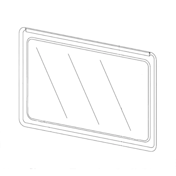 Ikkuna vasen 1092x510mm 04.28.696.90.61.92.500, Polyplastic - HOBBY VARAOSAT - 4006 - 1