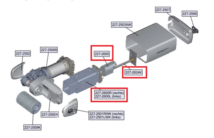 Reich vaununsiirtimen kytkentäjärjestelmä oikea Infinity 3,5 - Vaununsiirtimet Reich - 25206 - 1