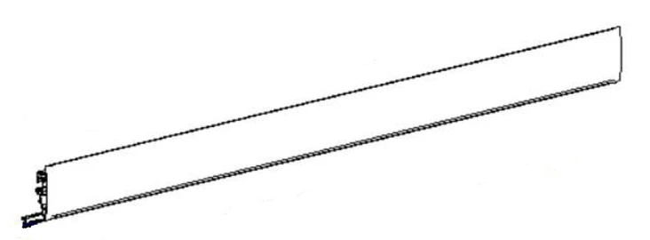 Thule etupalkki 5200 4,50 m, valkoinen - Markiisien varaosat Thule - 11276 - 1