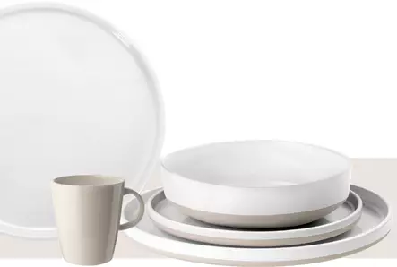 Brunner melamiiniastiasto Odette, liukueste, 16 osaa - Ruokailu ja kattaus - 18157 - 2