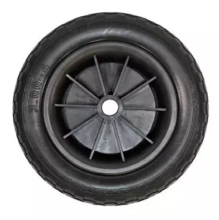 Sivupyörä AL-KO 260mm keskireikä 20mm AL-KO sivupyörä musta polyuretaani - Keulatuet/Rullat - 10487 - 1