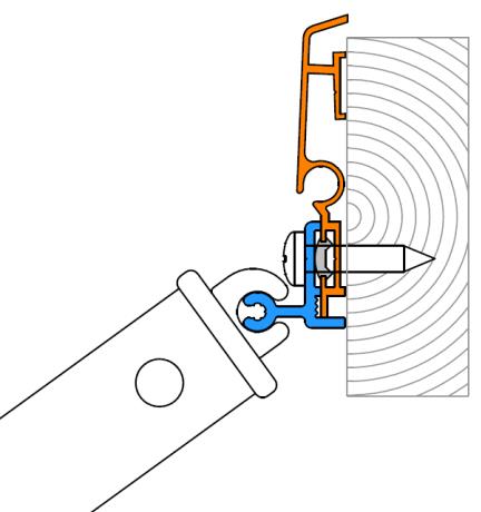 Thule yläkiinnityksen sovite Hobby 14 - Polkupyörätelineiden varaosat - 6987 - 2