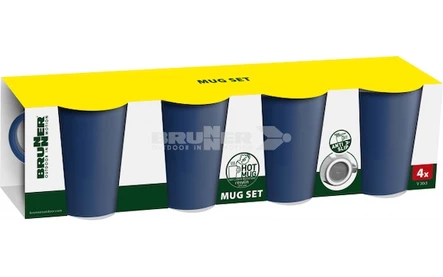 Brunner mukisarja 4 kpl 30 cl, liukueste - Ruokailu ja kattaus - 25357 - 1