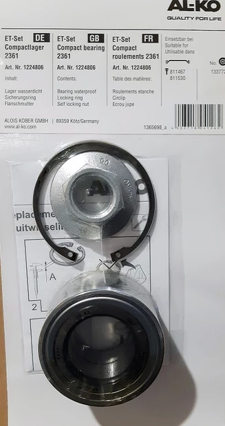 Kompaktilaakeri 42/78 mm Vesitiivis Kompaktilaakeri AL-KO vesitiivis - Kompaktilaakerit - 10387 - 2