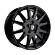 Tomason vanne Musta TN1F130X6 keskireikä 84,1mm 6,5X16 ET62 Mercedes Sprinter - Alumiinivanteet - 17527 - 1
