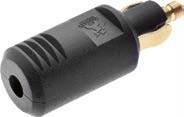 Berker pistoke 12V, 12mm 12-24V, max 8A - Sähkörasiat, pistokkeet - 11157 - 1
