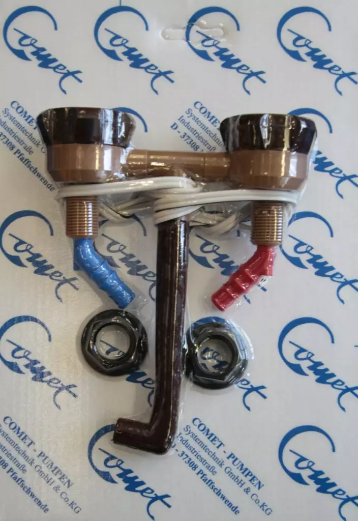 Comet sekoitushana Novo Super ruskea/beige, katkaisijalla - Hanat Comet - 8647 - 1