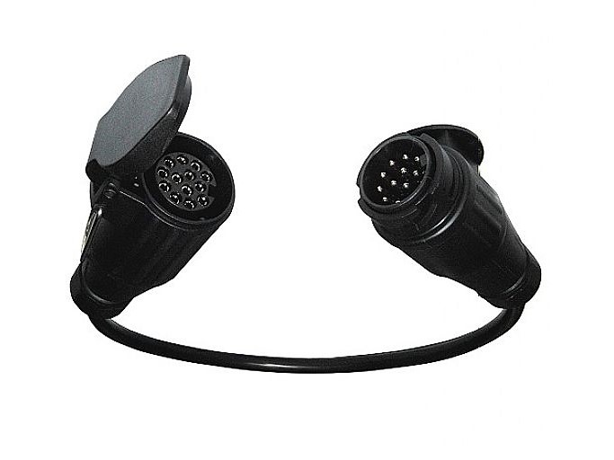 Jatkojohto 1m 13 napainen Jatkijohto 13 naaras 13 uros - Johtosarjat/Johdot - 10637 - 1