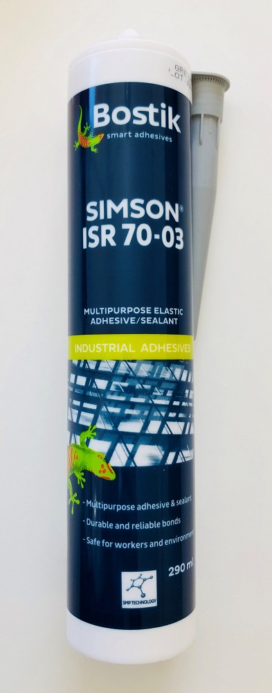 Tiivistemassa ISR 70-03, 290ml musta Liima ja tiivistysmassa - LIIMAT JA TIIVISTYSMASSAT - 9847 - 1