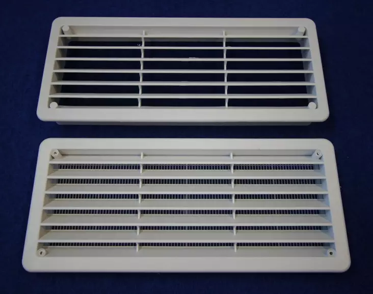 Tuuletusritilä valkoinen mitat: 27x12cm - HOBBY VARAOSAT - 5647 - 1