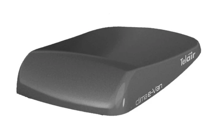 Telair kuori Clima e-Van 7400H, muovikuori ylä musta - ILMASTOINTILAITTEET, TARVIKKEET TELAIR - 25017 - 1