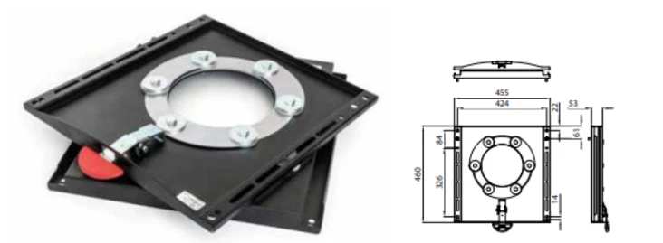 Kääntymismekanismi VW Crafter/Man TGE alkaen 2016> - Kääntymismekanismit - 25217 - 1
