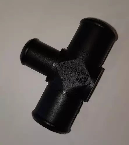 Alde T-kappale muovia, 16x22x22 mm - Alde lämmönvaihdin, lattialämmitys - 15318 - 1