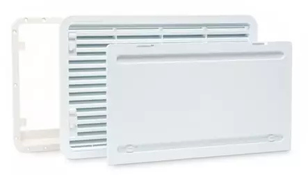 Jääkaapin tuuletusritilä LS330 Slim Tower, valk. 438x278. ei sis. talvisuojaa - HOBBY VARAOSAT - 5648 - 1