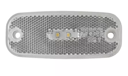 Led äärivalo 12v valkoinen pituus 111mm Valkoinen äärivalo kiinnitysväli 90mm - Hella/talmu/muut - 11558 - 1