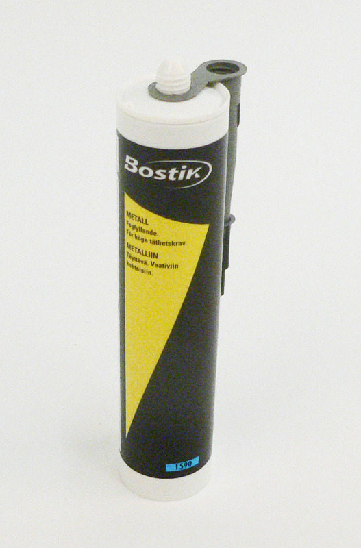 Butyylitiivistemassa Bostik 1590 harmaa, 0,3l - LIIMAT JA TIIVISTYSMASSAT - 188 - 1