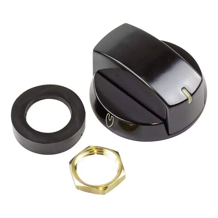 Dometic lieden säädinnuppi musta / hopea - Liesien ja uunien varaosat - 23358 - 1