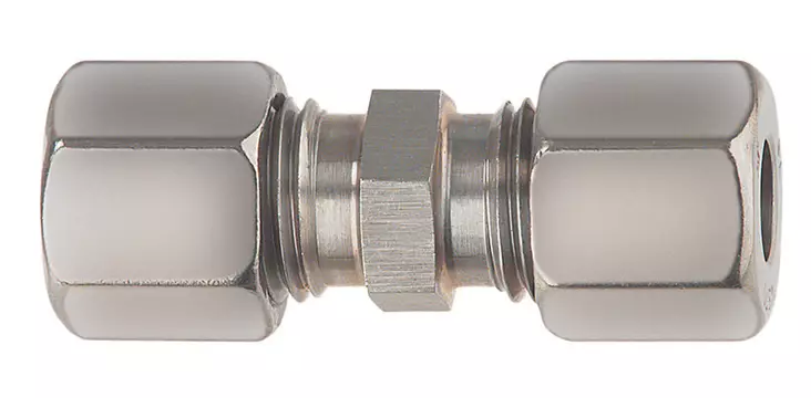 Gok jatkoliitin 10x10mm teräs, väliliitin - Kaasujärjestelmän tarvikkeet - 298 - 1