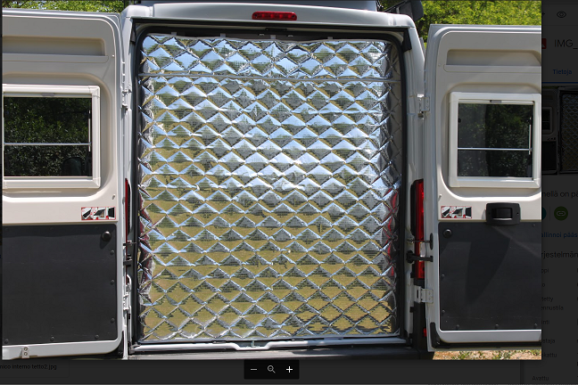 Ideatermica Termo/lämpöpeitto (taakse van) Ducato - ALUSTA, KORI, OHJAAMO, LISÄPEILIT - 17748 - 1