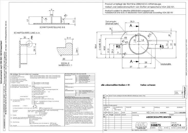 Irrotettavan vetokoukun tulppa - Vetokoukut - 2248 - 1