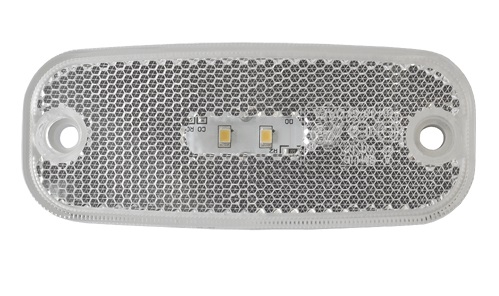 Led äärivalo 12v valkoinen pituus 111mm Valkoinen äärivalo kiinnitysväli 90mm - Hella/talmu/muut - 11558 - 1