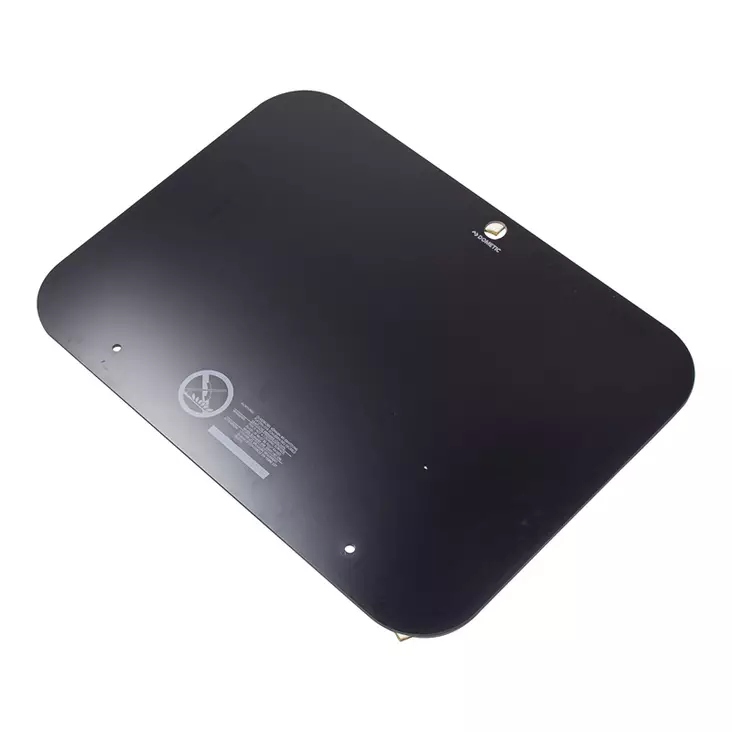 Lieden lasi musta, 388,5 x 534 mm - Liesien ja uunien varaosat - 23468 - 1