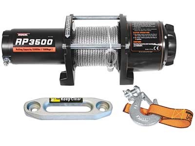 Sähkövinssi 1589kg 12v köysi 12,8m Mitat:363x117x120mm - Sähkövinssit - 13308 - 1