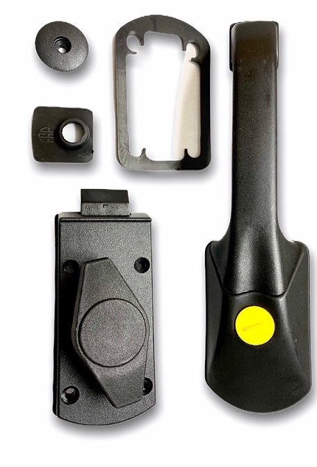 Ulko-oven lukko FF Car-Lock I FF2 / HSC Ilman lukkopesää, asennus vaakasuoraan - Ovien ja luukkujen osat - 1468 - 1