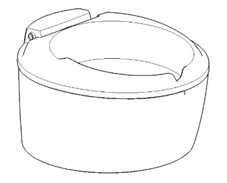Thetford WC-istuimen kulho C220 - Kasettikäymälöiden varaosat - 24538 - 1