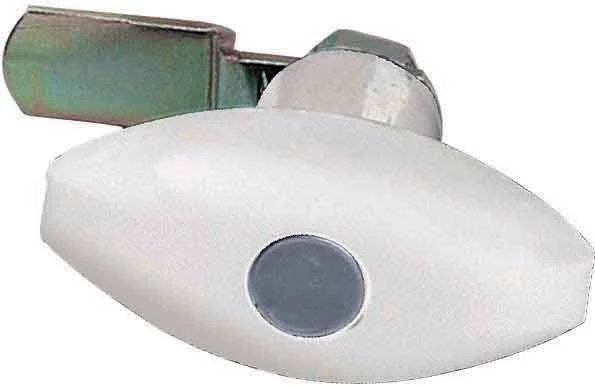 Luukun lukko valkoinen, ei lukkopesää, Zadi - Ovien ja luukkujen osat - 25168 - 1