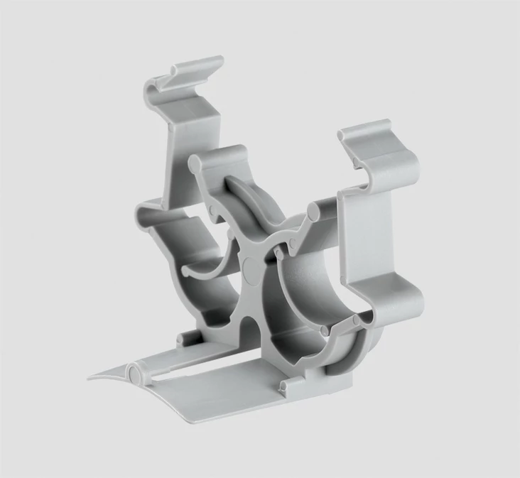 Truma letkun ja putken kiinnike harmaa - ILMALÄMMITYS - 14718 - 1