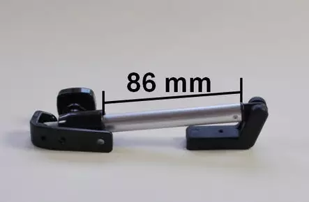 Aukipidin oikea 136/206mm, ei salpaa, 09.05.751.00.00.00.000, Polyplastic - HOBBY VARAOSAT - 8809 - 1