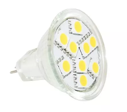 Led polttimo MR 11 SMD 1,3 w Valoteho 80 Lumen lämmin valkoinen - Polttimot - 16959 - 1