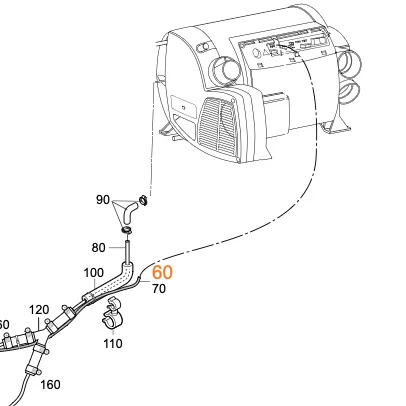 Altitude kit connector cable, 6 m - Combi-lämmittimien varaosat - 14079 - 1