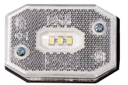 Etuvalo valkoinen Fristom 12-36V Johdolla - Fristom - 23949 - 1