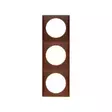 Berker kehys 3-osainen, ruskea, reikä 42.5 mm - Sähkörasiat, pistokkeet - 639 - 1